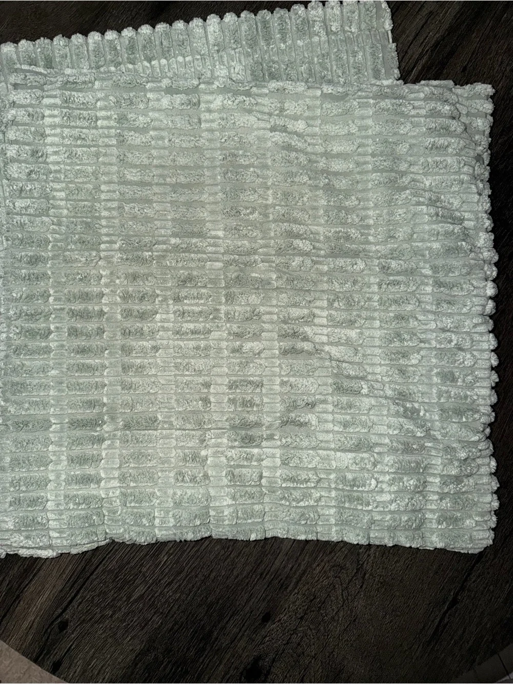 Soft Waffle Knit Accent Pillow Covers - Greyish Green